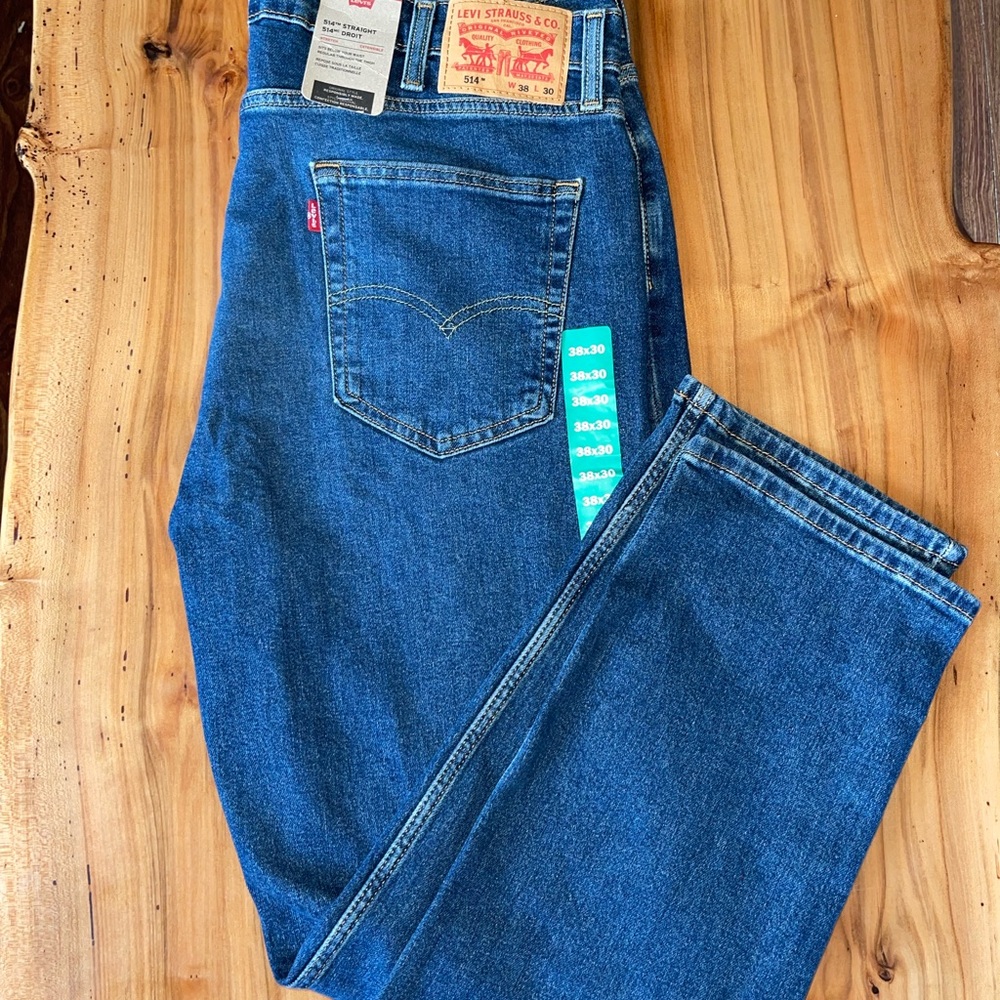 Levi's NWT Blue Straight Jeans 38/30